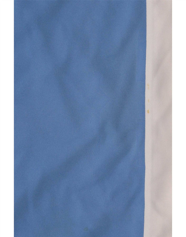 Asics Mens Graphic T-Shirt Top Medium Blue Colourblock Polyester