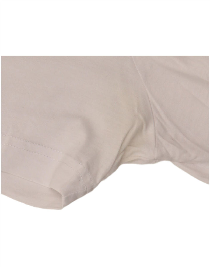 Diesel Mens Graphic T-Shirt Top Medium White