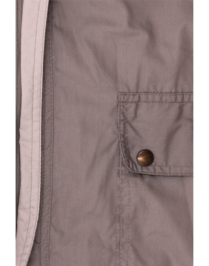 C & A Mens Bomber Jacket IT 58 4XL Grey Colourblock Polyester