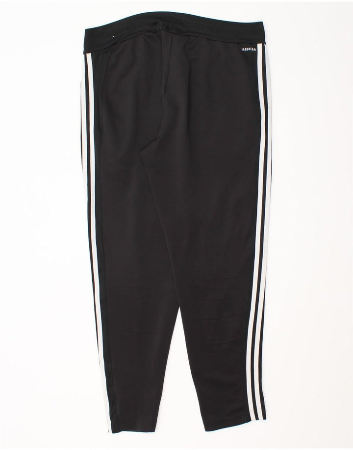 Adidas Womens Aeroready Tracksuit Trousers UK 12/14 Medium  Black Polyester