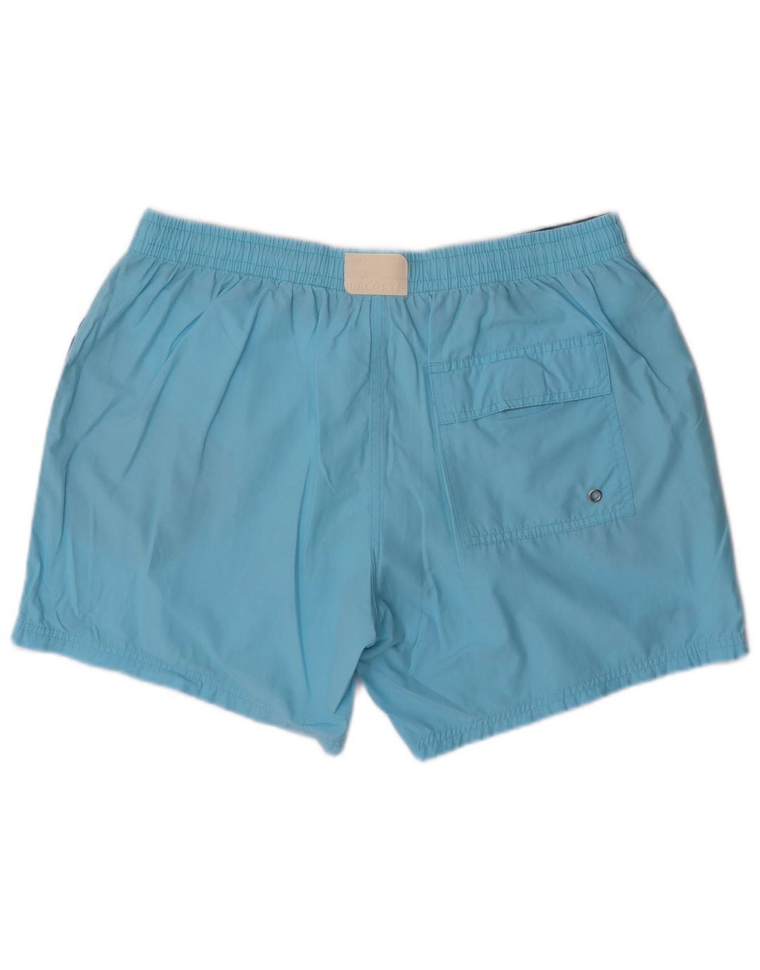 Lacoste Mens Swimming Shorts Size 7 2XL  Blue Cotton