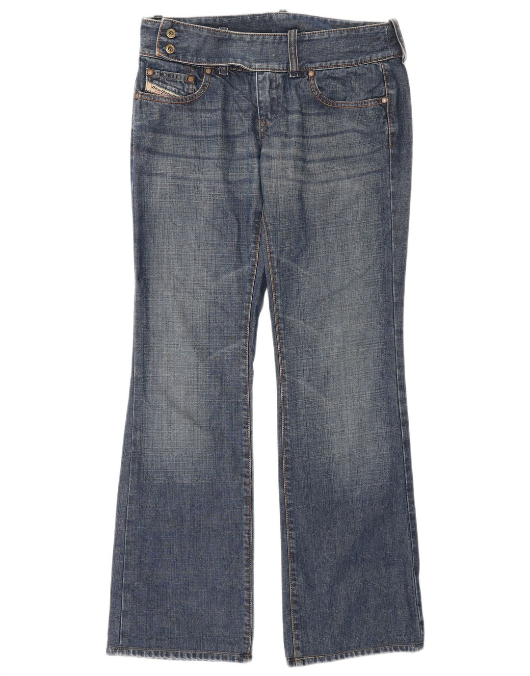 Diesel Womens Bootcut Jeans W27 L30 Blue Cotton