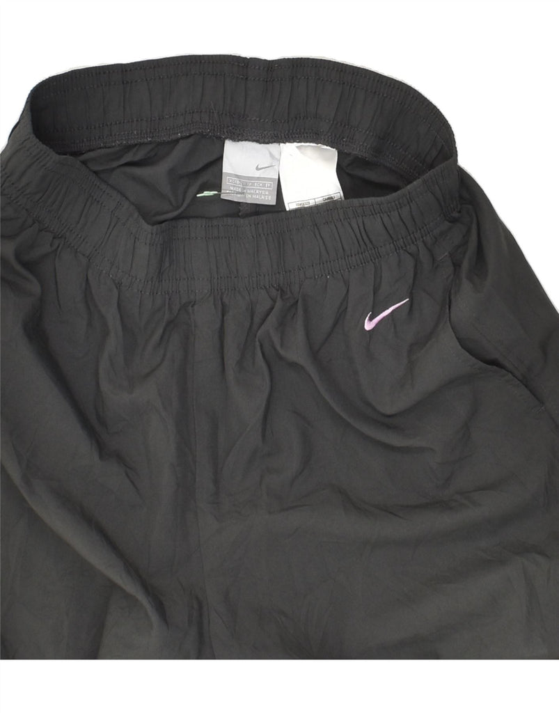 NIKE Womens Tracksuit Trousers UK 2 2XS  Grey Polyester | Vintage Nike | Thrift | Second-Hand Nike | Used Clothing | Messina Hembry 