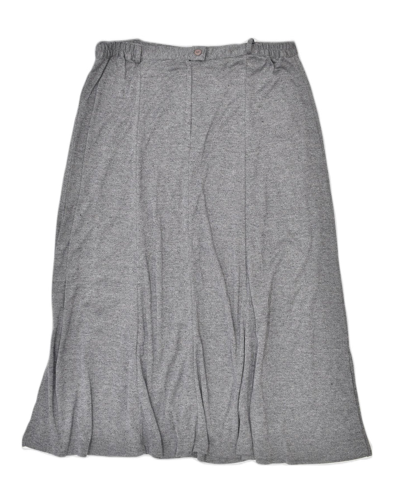 VINTAGE Womens A-Line Skirt UK 18 XL W34 Grey | Vintage | Thrift | Second-Hand | Used Clothing | Messina Hembry 