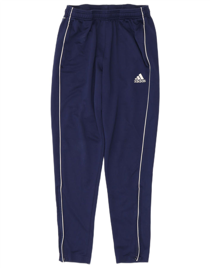 Adidas Mens Aeroready Tracksuit Trousers Large Navy Blue Polyester