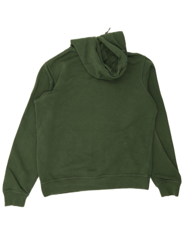 Nike Mens Hoodie Jumper Medium Green Cotton