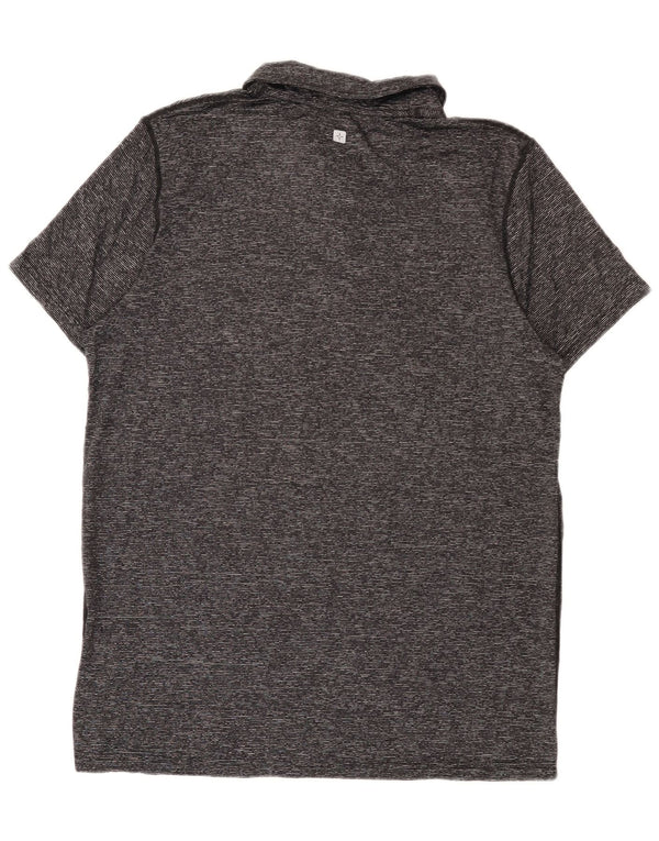 Mountain Warehouse Mens IsoCool Polo Shirt Medium Grey Flecked Polyamide