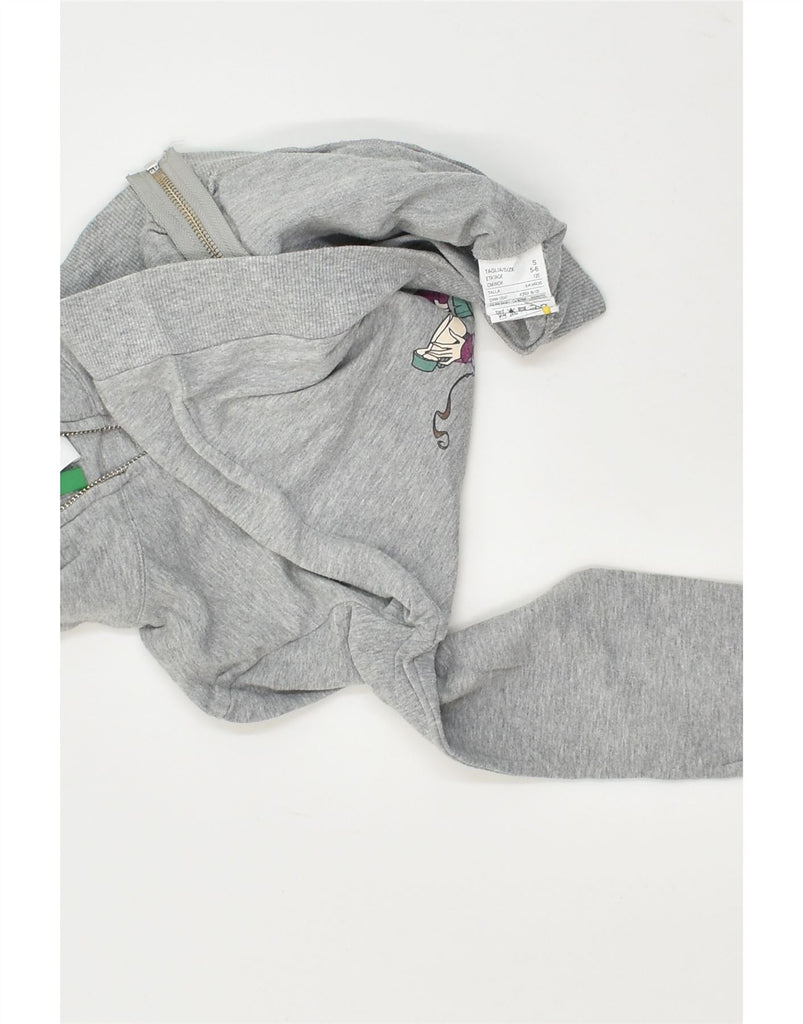 BENETTON Girls Sweatshirt Jumper 5-6 Years Small Grey Cotton | Vintage Benetton | Thrift | Second-Hand Benetton | Used Clothing | Messina Hembry 