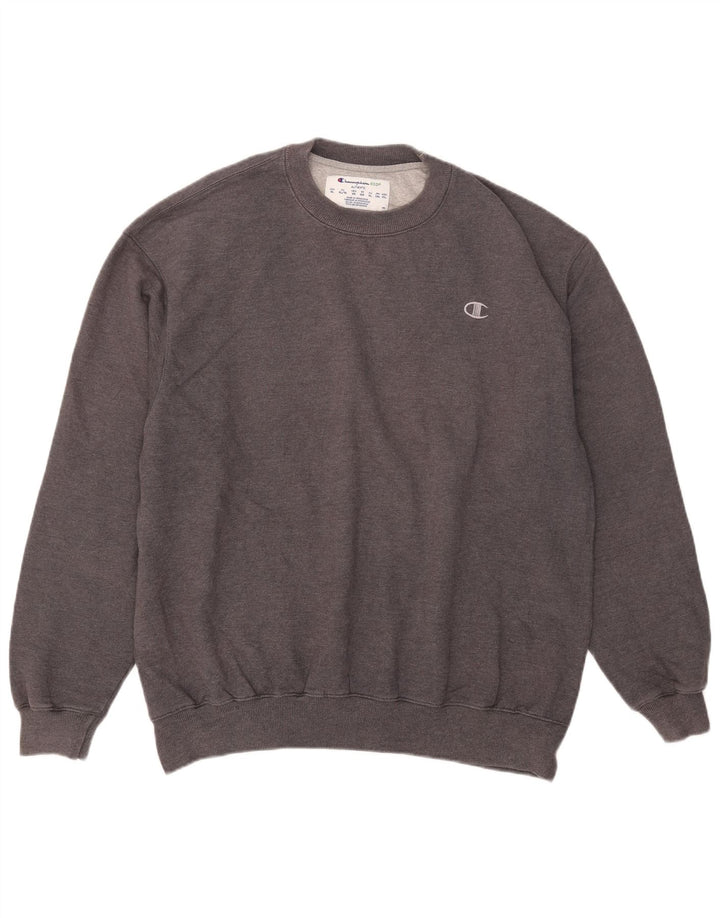 Champion Mens Sweatshirt Jumper XL Grey Cotton