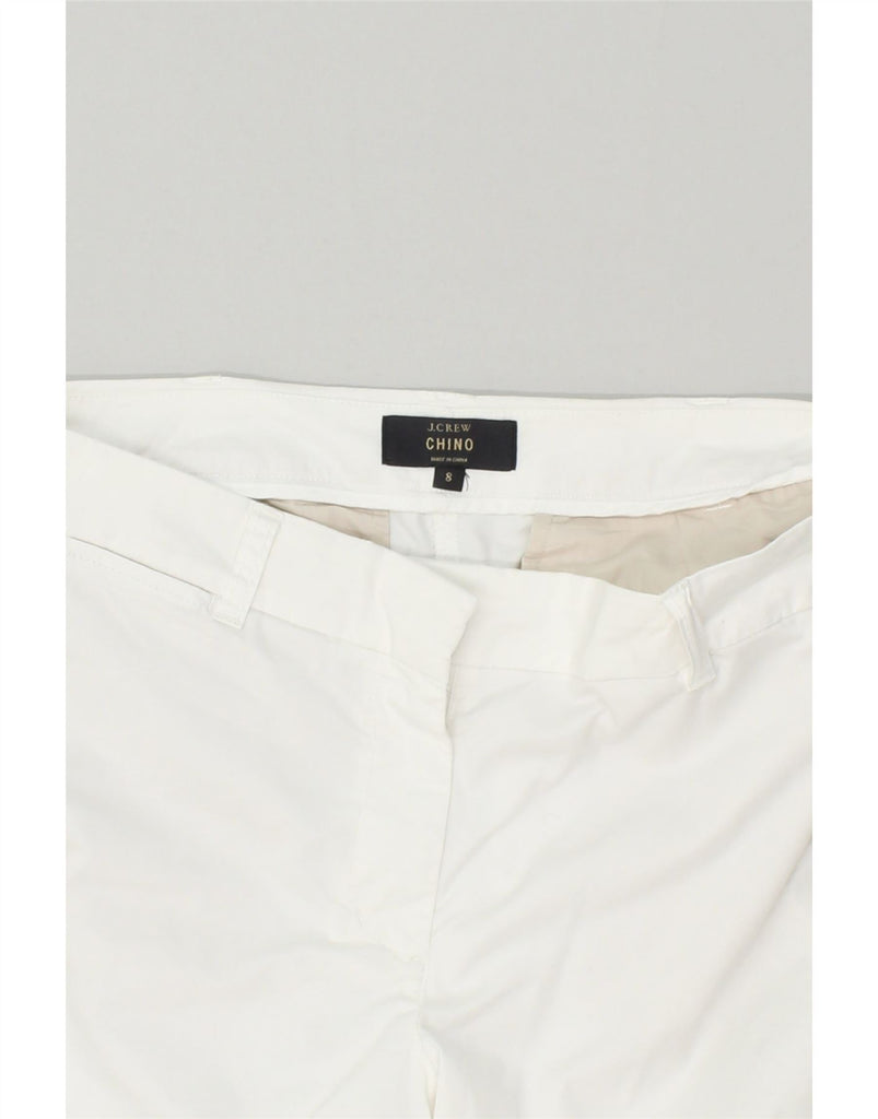 J. CREW Womens Chino Shorts US 8 Medium W30 White Cotton | Vintage J. Crew | Thrift | Second-Hand J. Crew | Used Clothing | Messina Hembry 