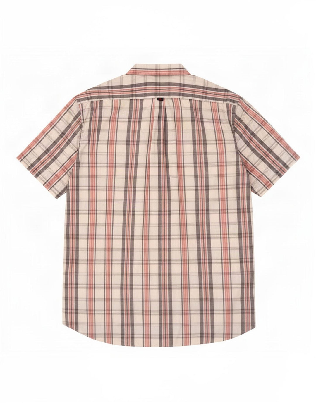 Kappa Mens Short Sleeve Shirt 2XL Multicoloured Check Cotton