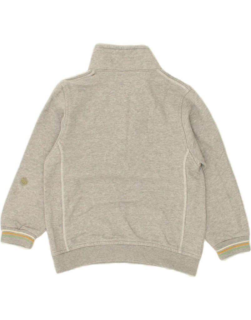 CHAMPION Boys Graphic Zip Neck Sweatshirt Jumper 5-6 Years XS Grey | Vintage Champion | Thrift | Second-Hand Champion | Used Clothing | Messina Hembry 