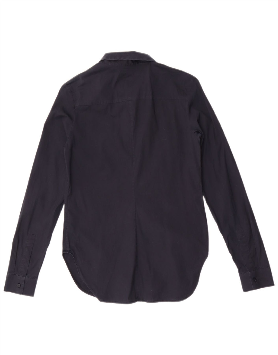 Cos Womens Shirt EU 34 XS Navy Blue Cotton