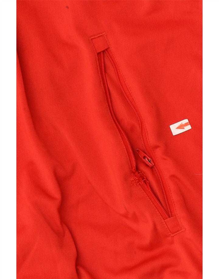 Adidas Mens Tracksuit Top Jacket XL Red Polyester