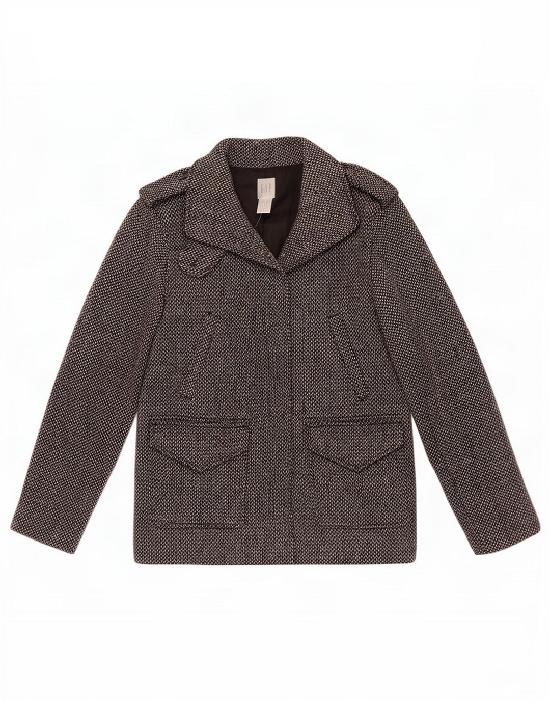 Gap Womens Military Jacket UK 12 Medium Black
