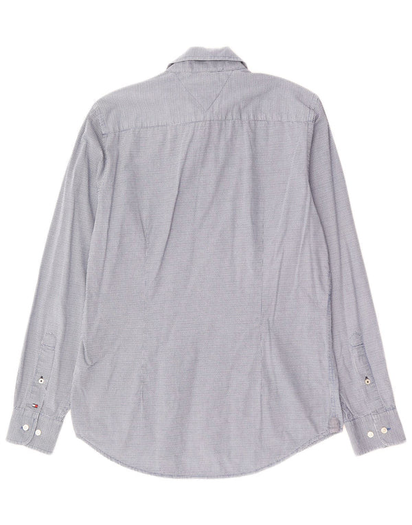 TOMMY BAHAMA Mens Slim Fit Shirt Medium Blue Check Cotton