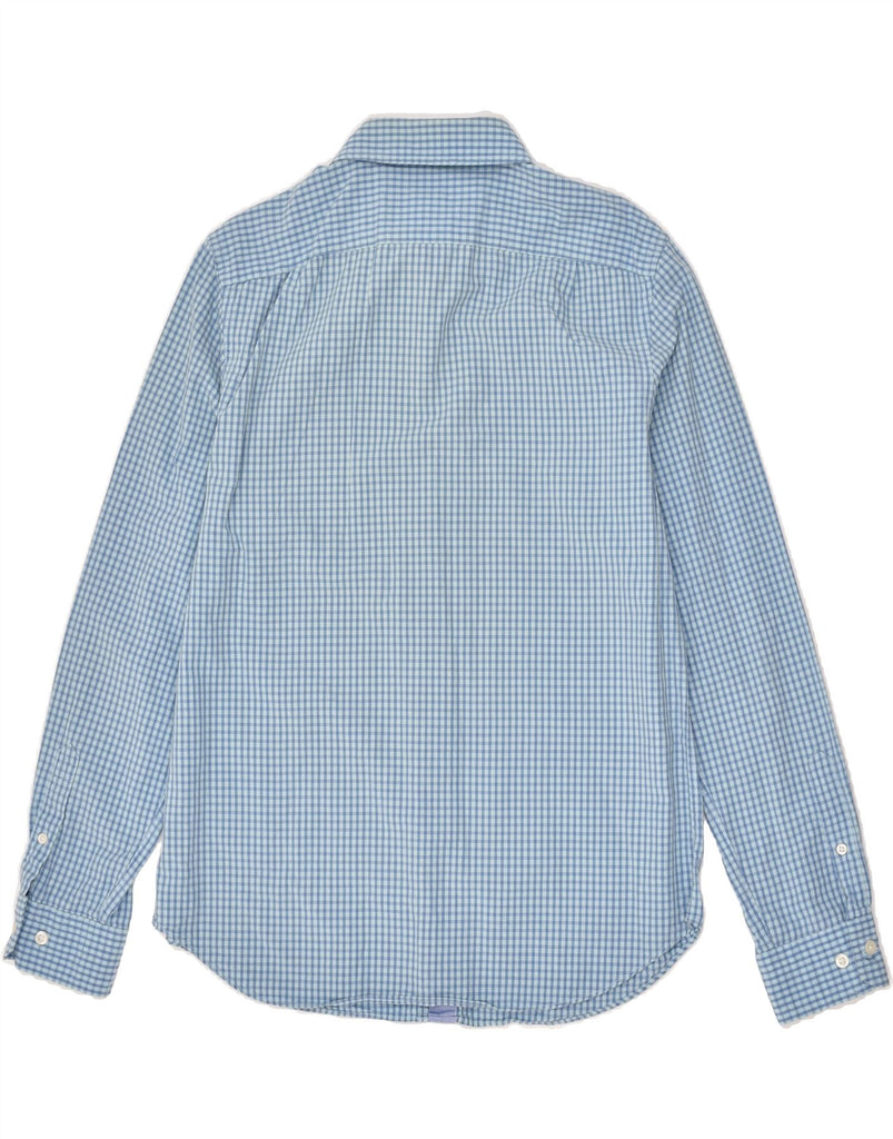 NAUTICA Mens Classic Fit Shirt Medium Blue Gingham Cotton | Vintage Nautica | Thrift | Second-Hand Nautica | Used Clothing | Messina Hembry 