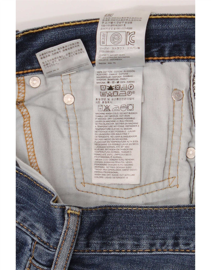 Levi's Mens 511 Slim Jeans W34 L32 Blue Cotton