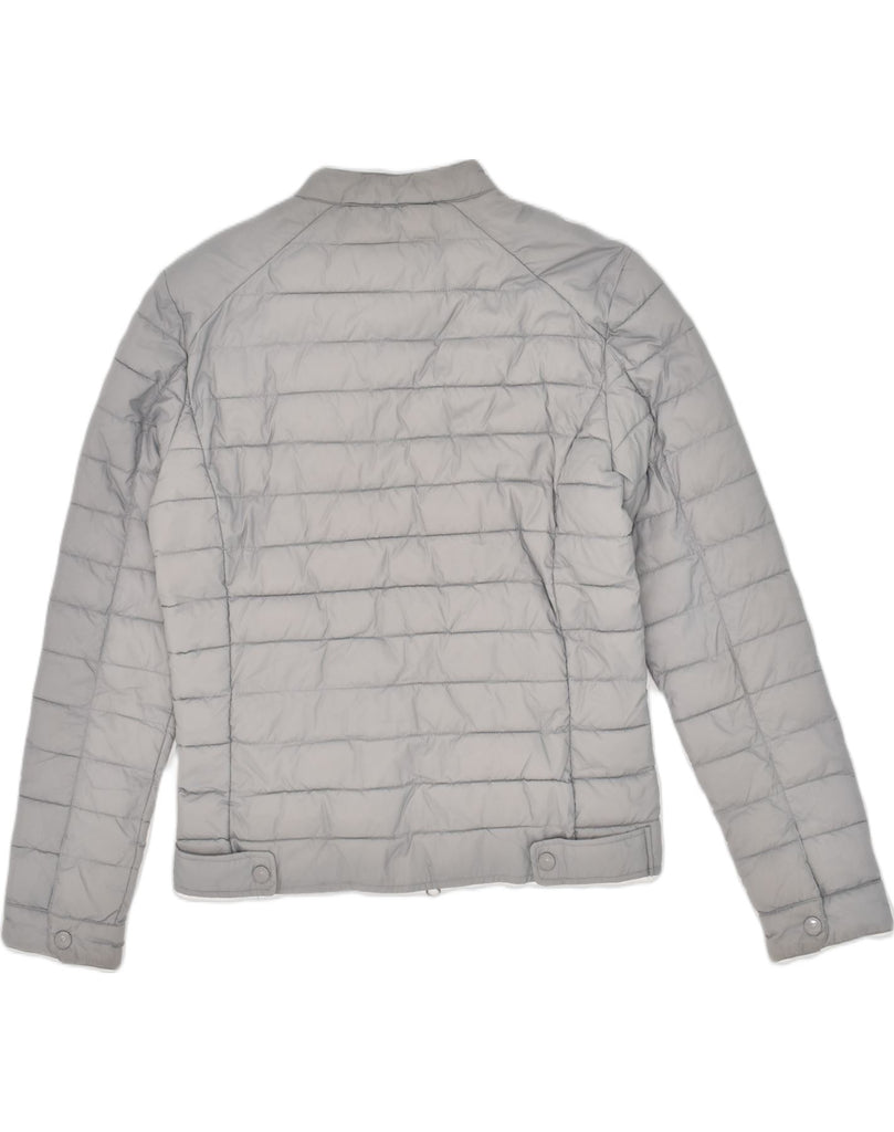 INVICTA Womens Padded Jacket UK 16 Large Grey Polyamide | Vintage Invicta | Thrift | Second-Hand Invicta | Used Clothing | Messina Hembry 