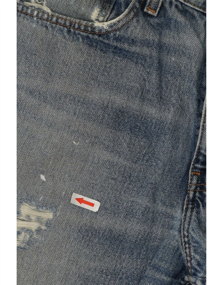 Levi's Mens 751 Distressed Denim Shorts W34 Large Blue