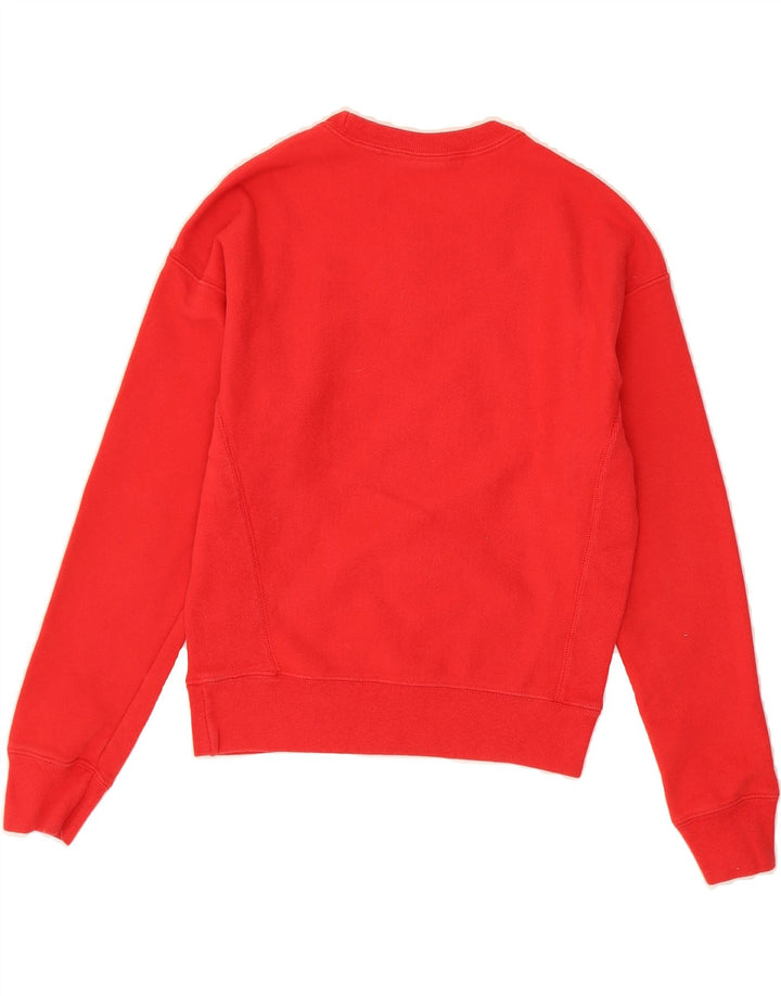 CHAMPION Womens Sweatshirt Jumper UK 6 XS Red Cotton Vintage Champion and Second-Hand Champion from Messina Hembry 
