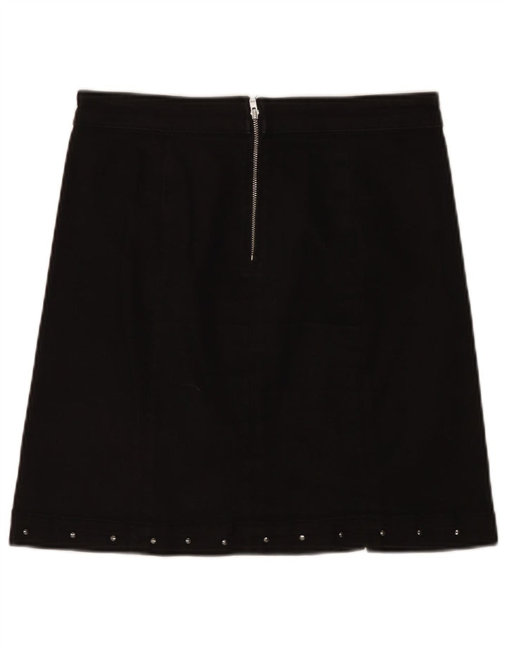 Guess Womens Mini Skirt W29 Medium Black Spotted Cotton