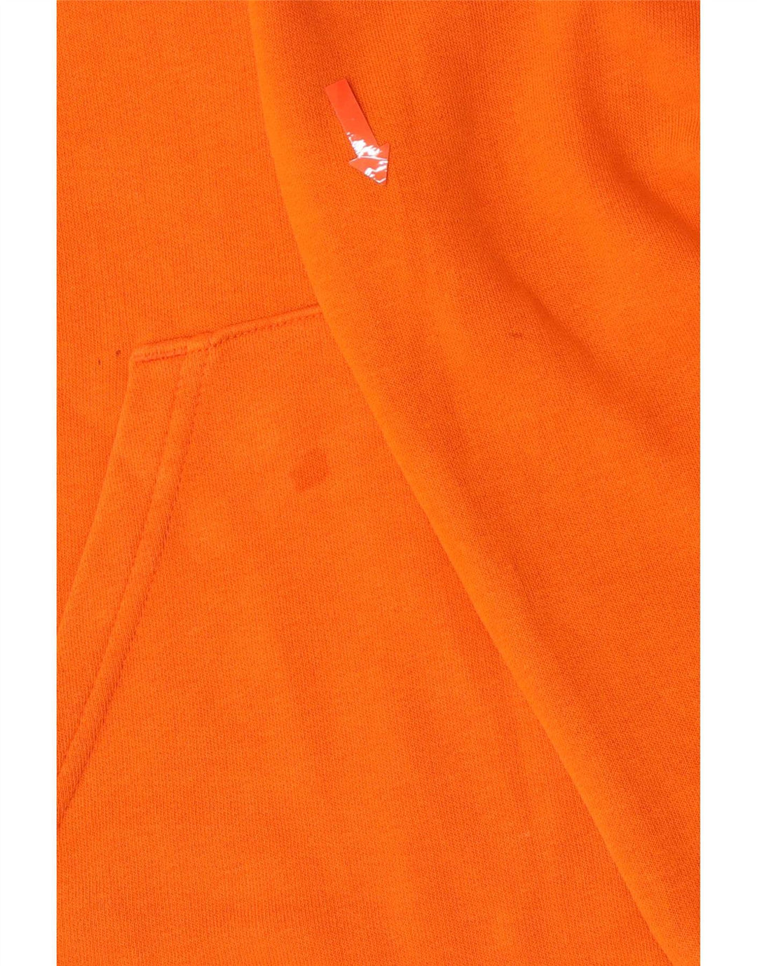 Puma Mens Graphic Hoodie Jumper Small Orange Cotton