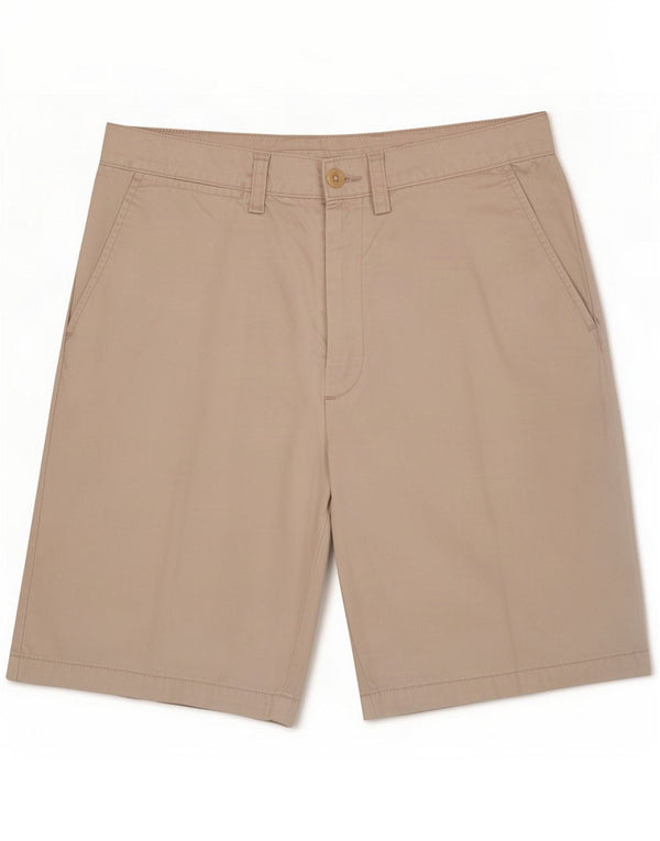 Nautica Mens Clipper Relaxed Fit Chino Shorts Medium W32 Beige Cotton