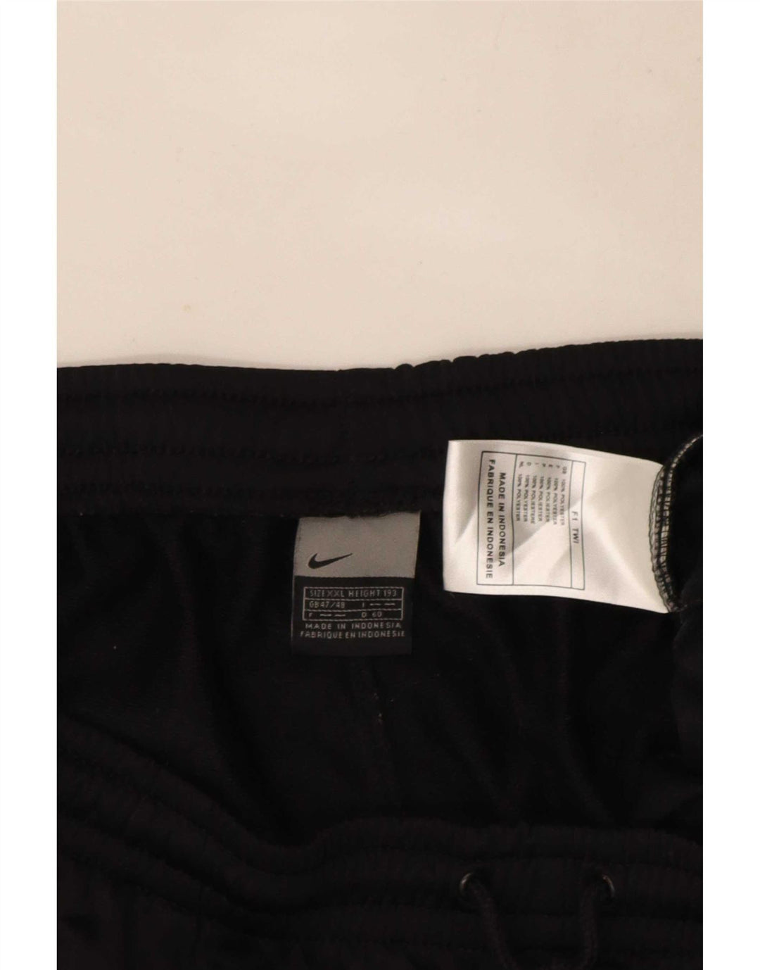 Nike Mens Tracksuit Trousers UK 47/48 2XL Black Polyester