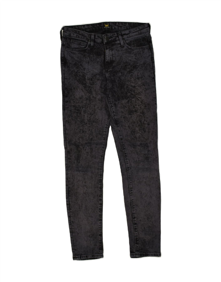 LEE Womens Skinny Jeans W27 L33  Black Cotton | Vintage Lee | Thrift | Second-Hand Lee | Used Clothing | Messina Hembry 