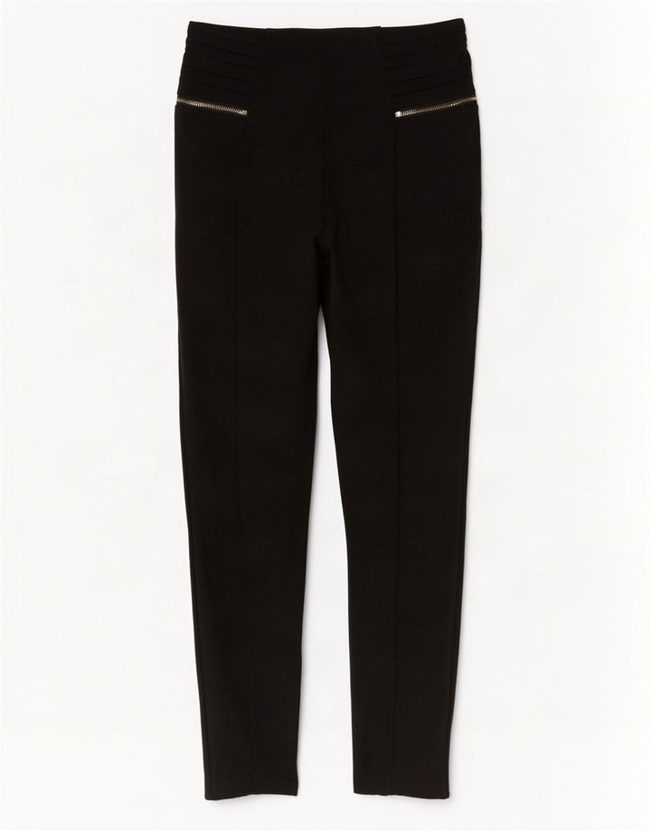 Zara Womens Cropped Trousers Medium W28 L25 Black