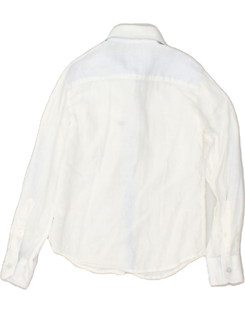 ARMANI JUNIOR Boys Shirt 7-8 Years White | Vintage Armani Junior | Thrift | Second-Hand Armani Junior | Used Clothing | Messina Hembry 