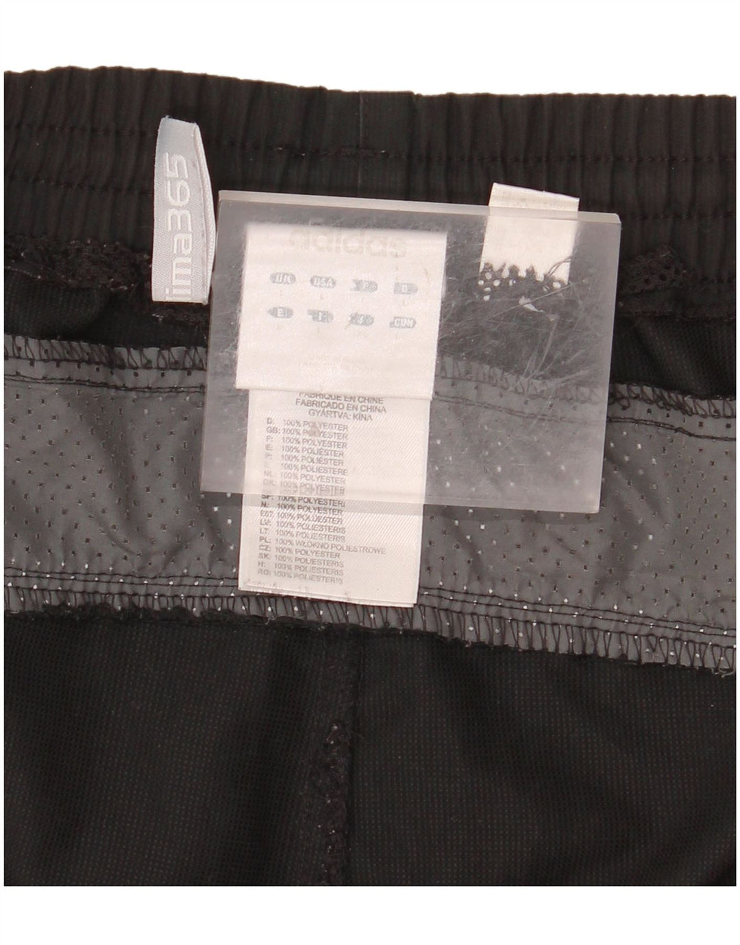 ADIDAS Mens Clima 365 Sport Shorts Large  Black Colourblock Polyester