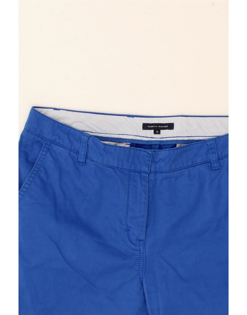 TOMMY HILFIGER Womens Chino Shorts US 8 Medium W30  Blue Cotton Vintage Tommy Hilfiger and Second-Hand Tommy Hilfiger from Messina Hembry 