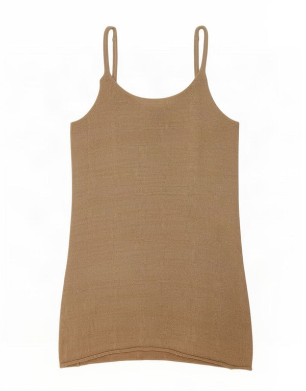 Zara Womens Slip Dress UK 10 Small Beige Nylon
