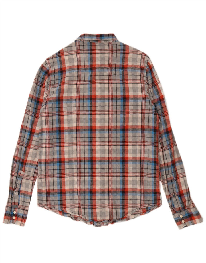 Lee Mens Regular Fit Flannel Shirt Small Multicoloured Check Cotton
