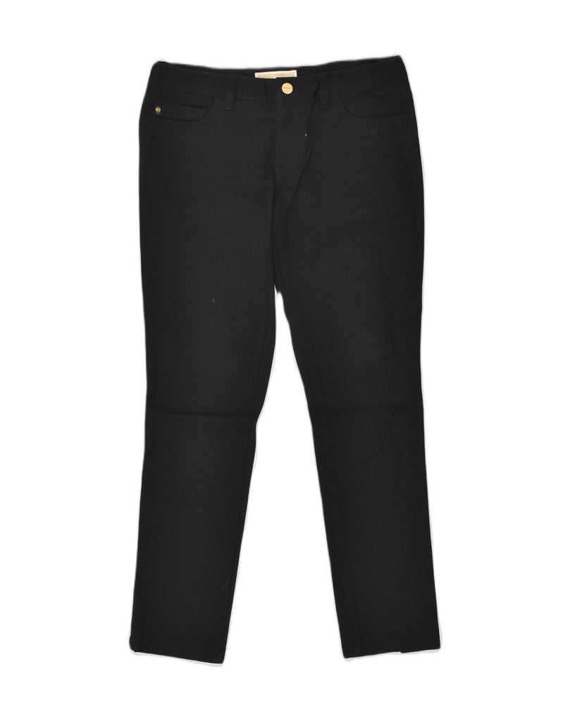 MICHAEL KORS Womens Slim Casual Trousers US 2 XS W30 L29  Black Cotton | Vintage Michael Kors | Thrift | Second-Hand Michael Kors | Used Clothing | Messina Hembry 