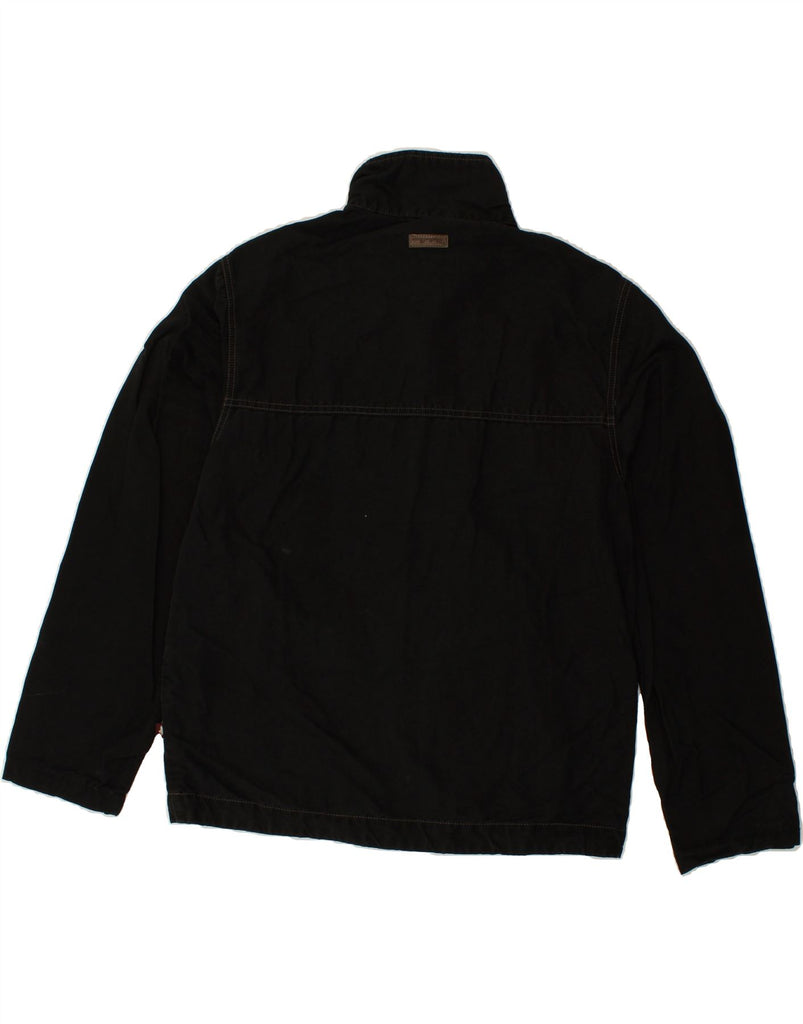 MARLBORO CLASSICS Womens Bomber Jacket IT 48 XL Black Cotton | Vintage Marlboro Classics | Thrift | Second-Hand Marlboro Classics | Used Clothing | Messina Hembry 