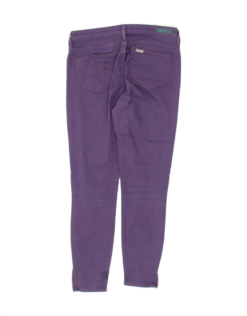 LEE Womens Scarlett Crop Skinny Jeans W28 L27  Purple Cotton | Vintage Lee | Thrift | Second-Hand Lee | Used Clothing | Messina Hembry 