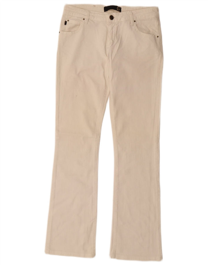 Just Cavalli Womens Bootcut Jeans W26 L30 White Cotton