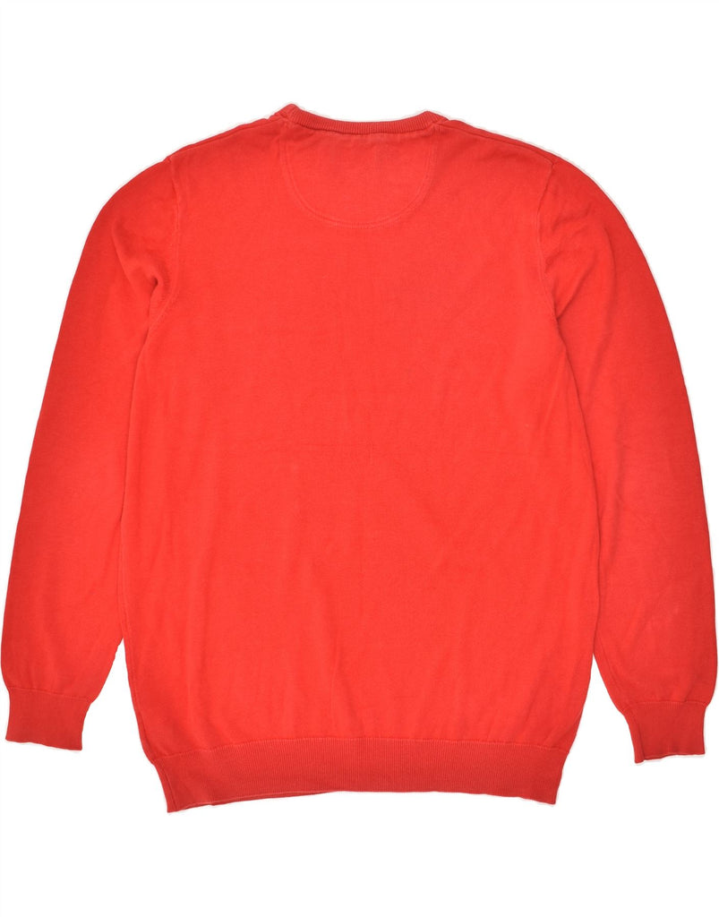 LACOSTE Mens Crew Neck Jumper Sweater Size 6 XL Red Cotton | Vintage Lacoste | Thrift | Second-Hand Lacoste | Used Clothing | Messina Hembry 
