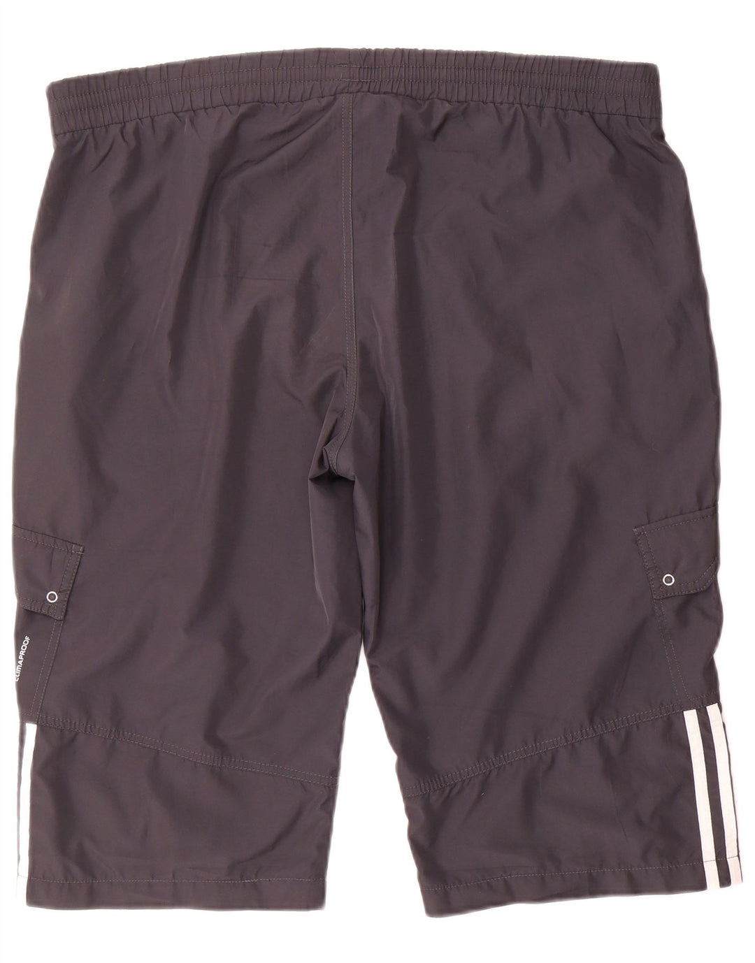Adidas Womens Sport Shorts UK 22 2XL  Grey Polyester