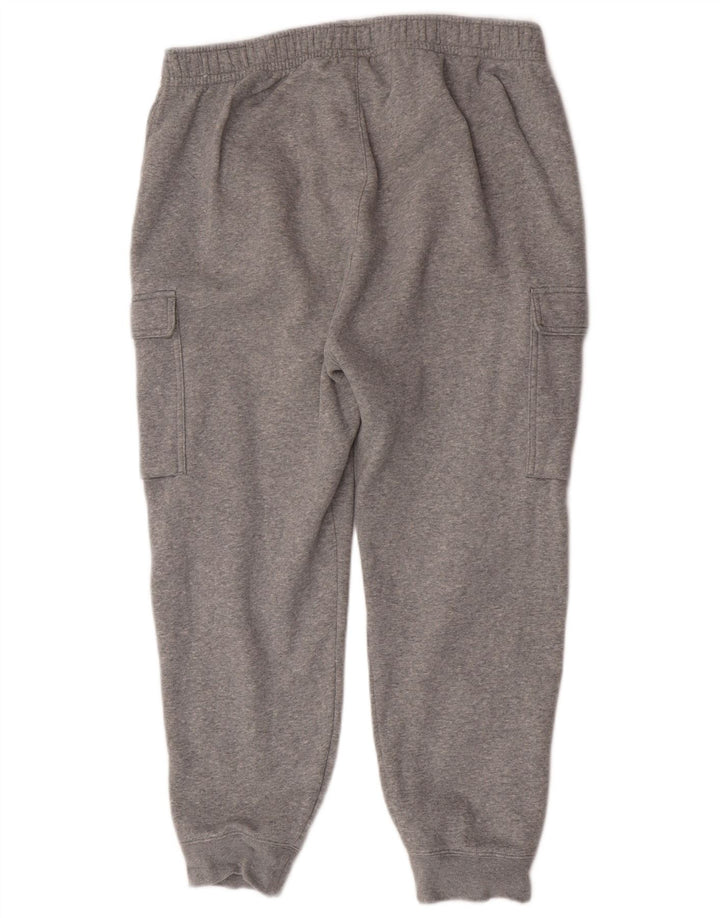 Nike Mens Cargo Tracksuit Trousers Joggers Large  Grey Cotton