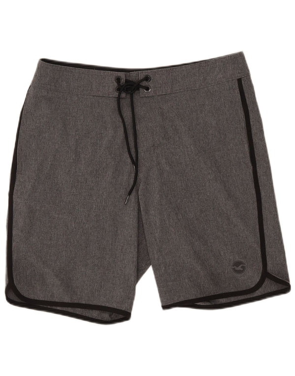 Hollister Mens Swimming Shorts Medium Grey Polyester
