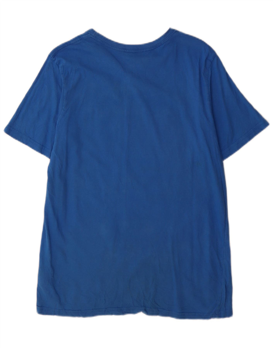 Adidas Mens Graphic T-Shirt Top Large Blue Cotton