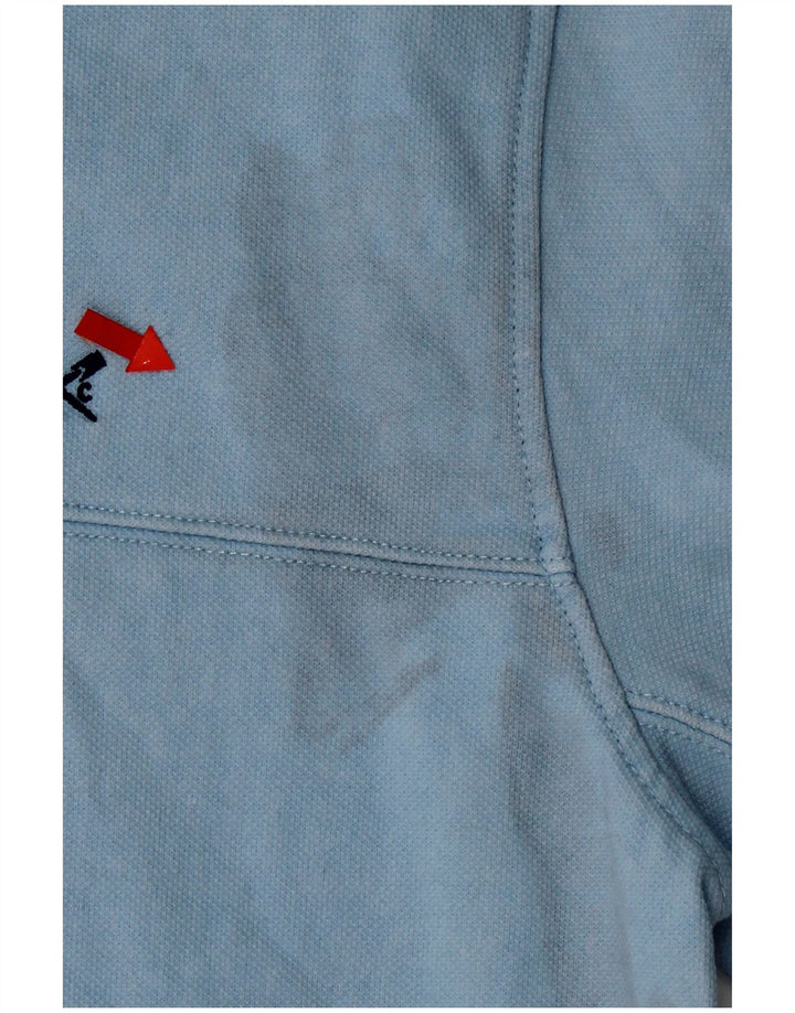 Crew Clothing Mens Zip Neck Sweatshirt Jumper Medium Blue Cotton