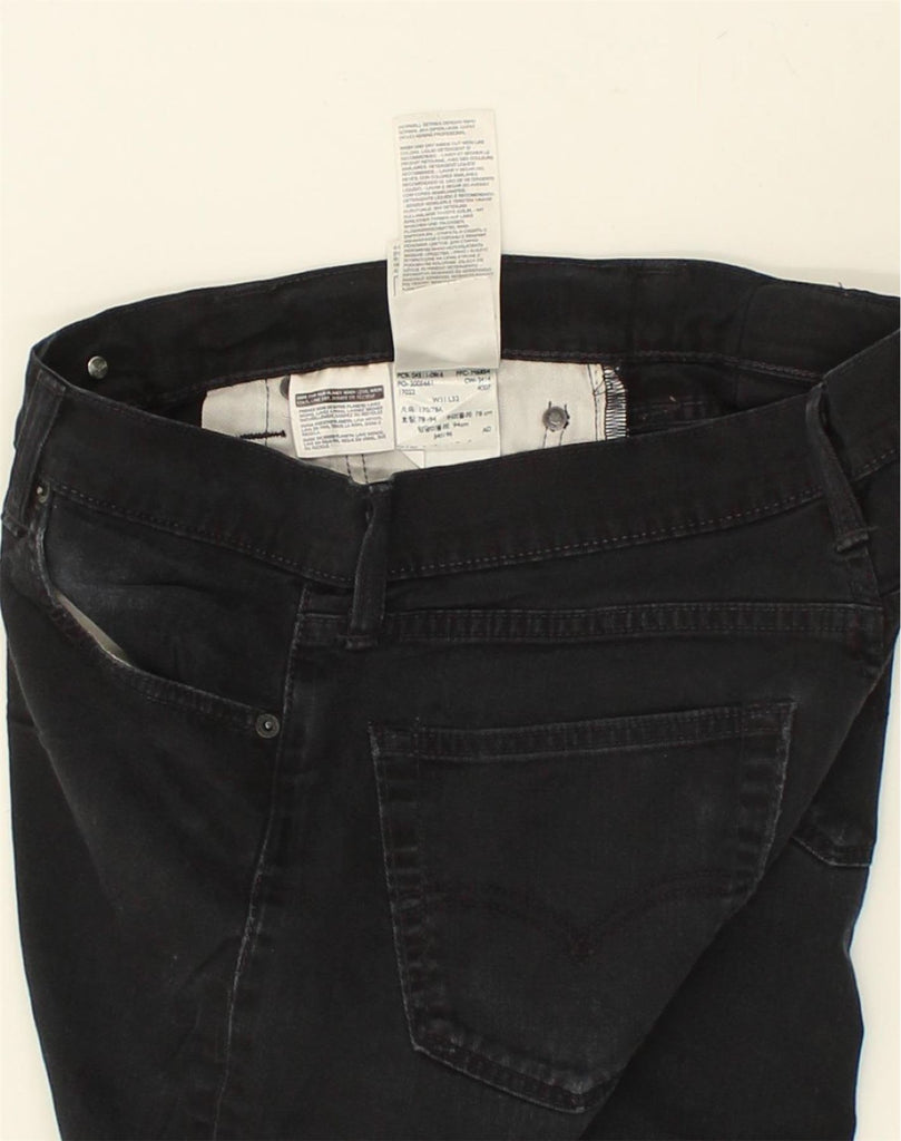 LEVI'S Mens Slim Jeans W31 L32  Black Cotton | Vintage Levi's | Thrift | Second-Hand Levi's | Used Clothing | Messina Hembry 