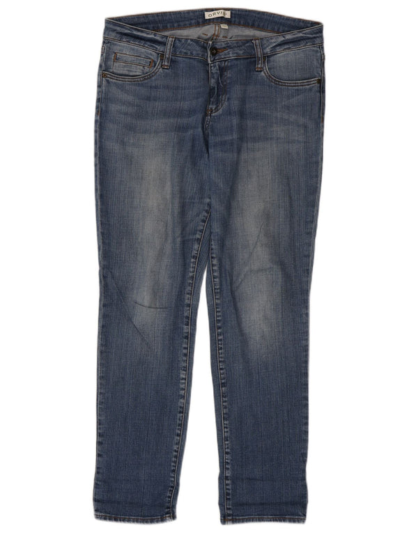 Orvis Womens Slim Jeans US 8 Medium W34 L30 Blue Cotton