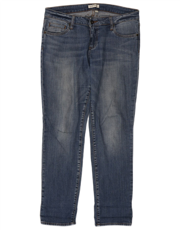 Orvis Womens Slim Jeans US 8 Medium W34 L30 Blue Cotton