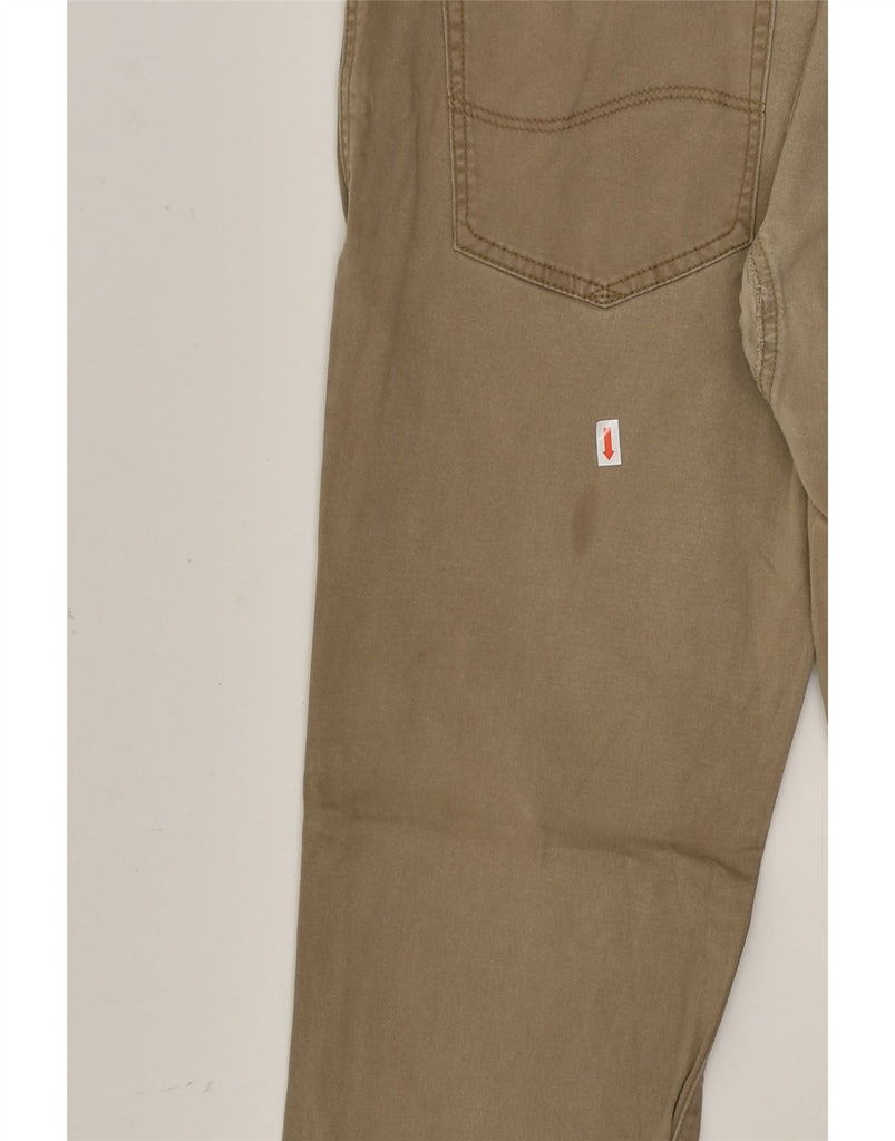 LEE Mens Slim Casual Trousers W31 L30 Brown Cotton | Vintage Lee | Thrift | Second-Hand Lee | Used Clothing | Messina Hembry 